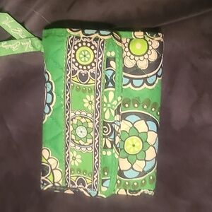 Vera Bradley Green cupcake wallet